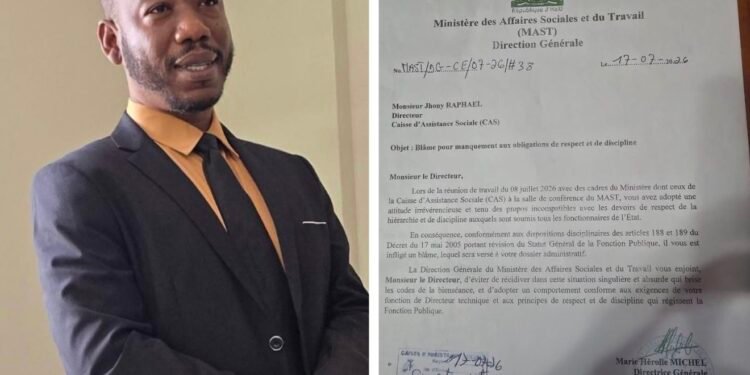 Une lettre de réprimande adressée au directeur de la CAS relance les questions sur la gouvernance de l’institution