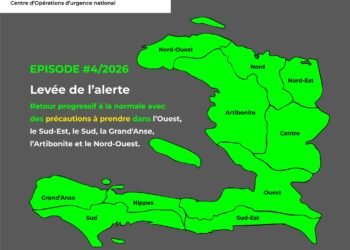 Intempéries en Haïti : quatre morts, deux disparus et plus de 3 200 familles sinistrées